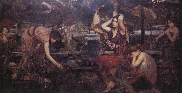 John William Waterhouse Flor and the Zephyrs China oil painting art